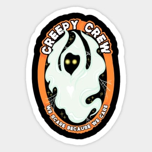 Creepy Crew Ghost Sticker